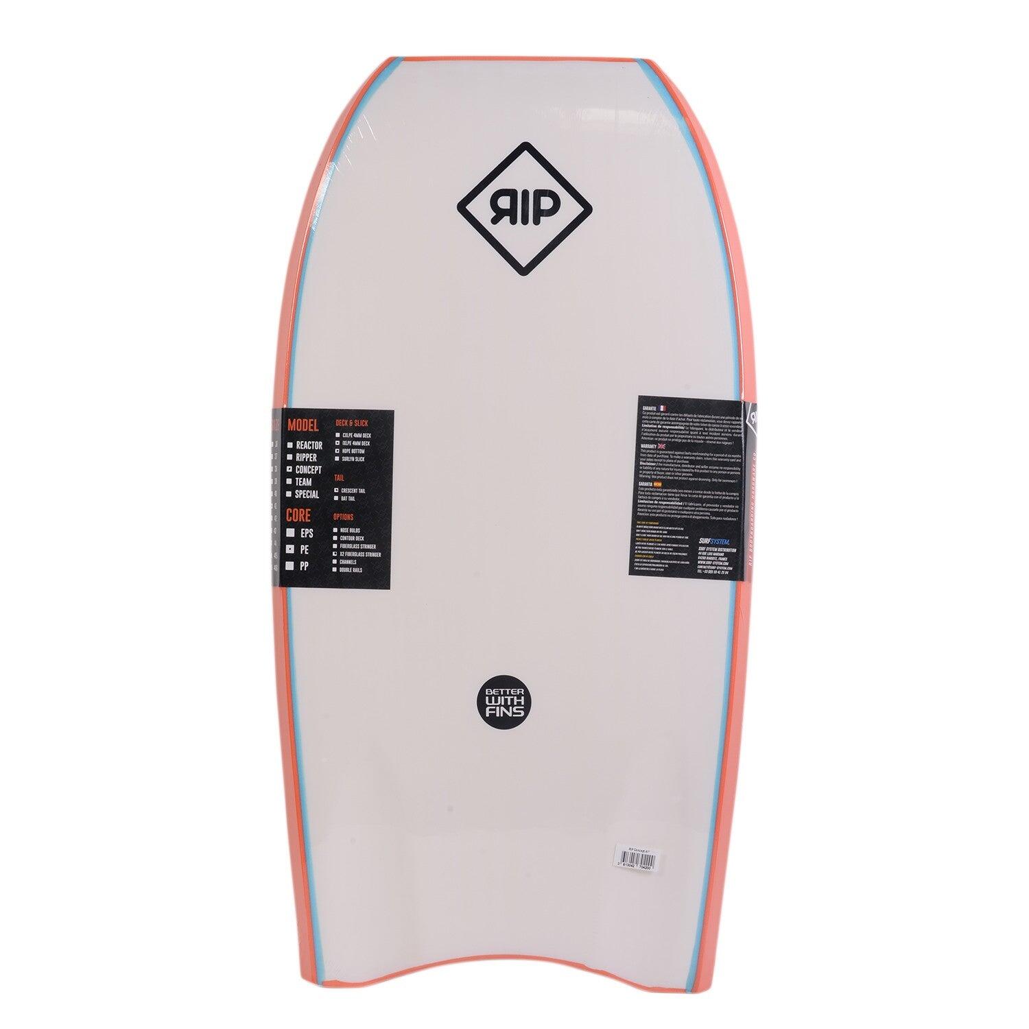 RIP Bodyboard – Concept (PE) Stringer – Orange / Weiß 2/2