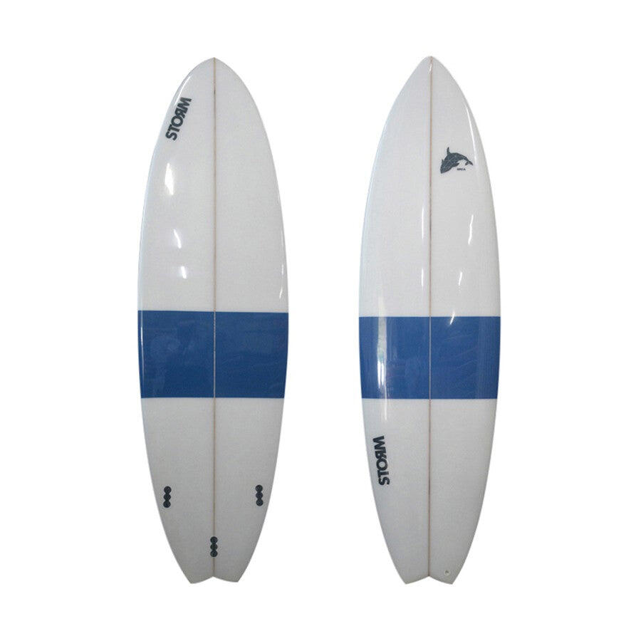 STORM STORM - Prancha de Surf - Flying Fish 6'6 - Azul / Branco
