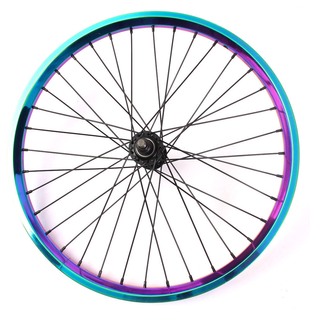 RUEDA BMX DELANTERA MVP OILSLICK 10MM KHEBIKES 2/5