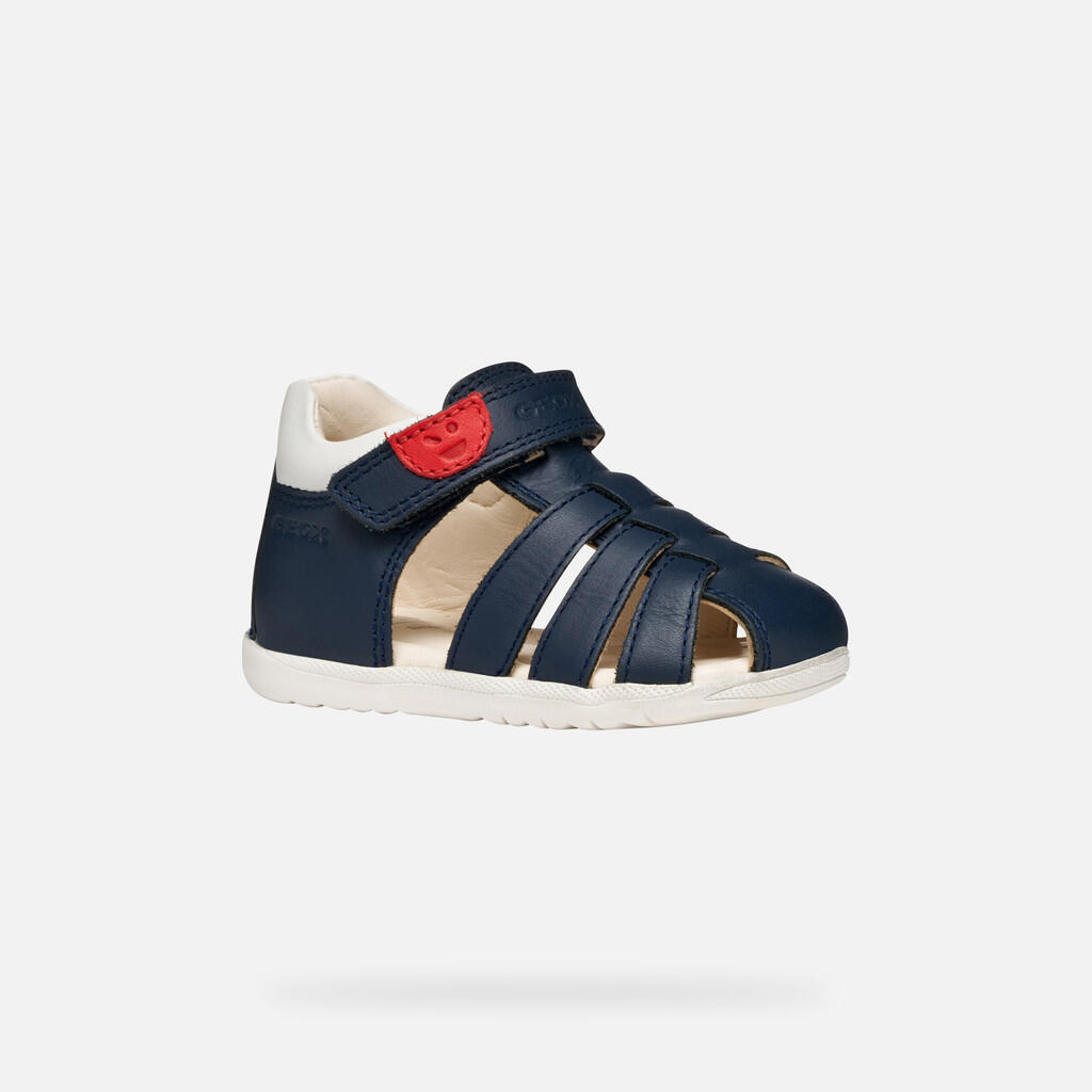 Premiers Pas Bébé Garçon B SANDAL MACCHIA BOY Bleu Marine 3/7