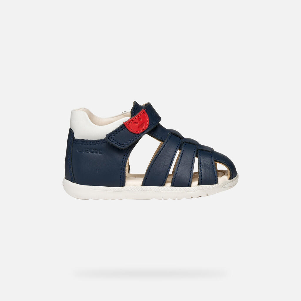 Premiers Pas Bébé Garçon B SANDAL MACCHIA BOY Bleu Marine 2/7