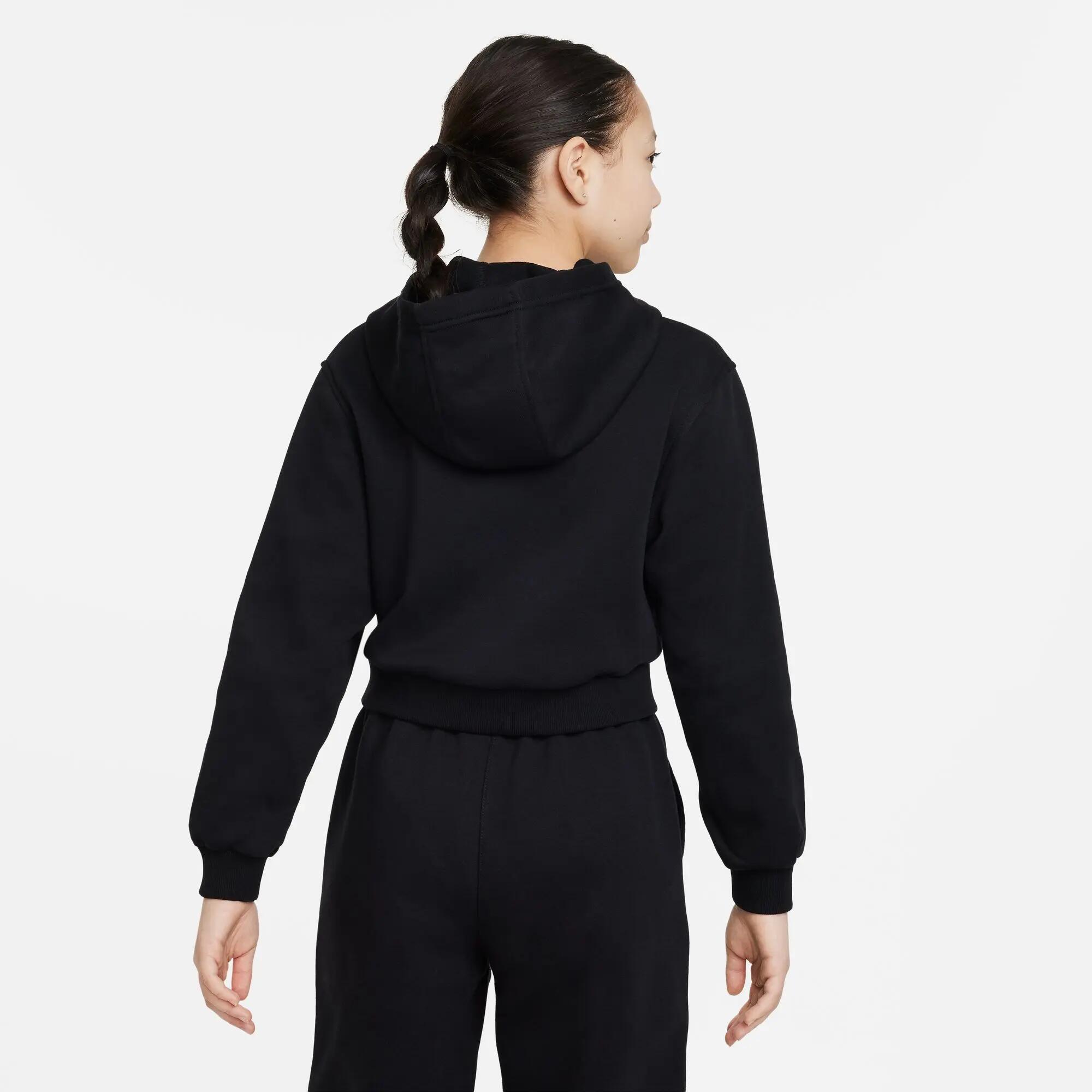 Nike Mädchen Kapuzenpullover Big Girls Crop Hoodie FD2925 2/2