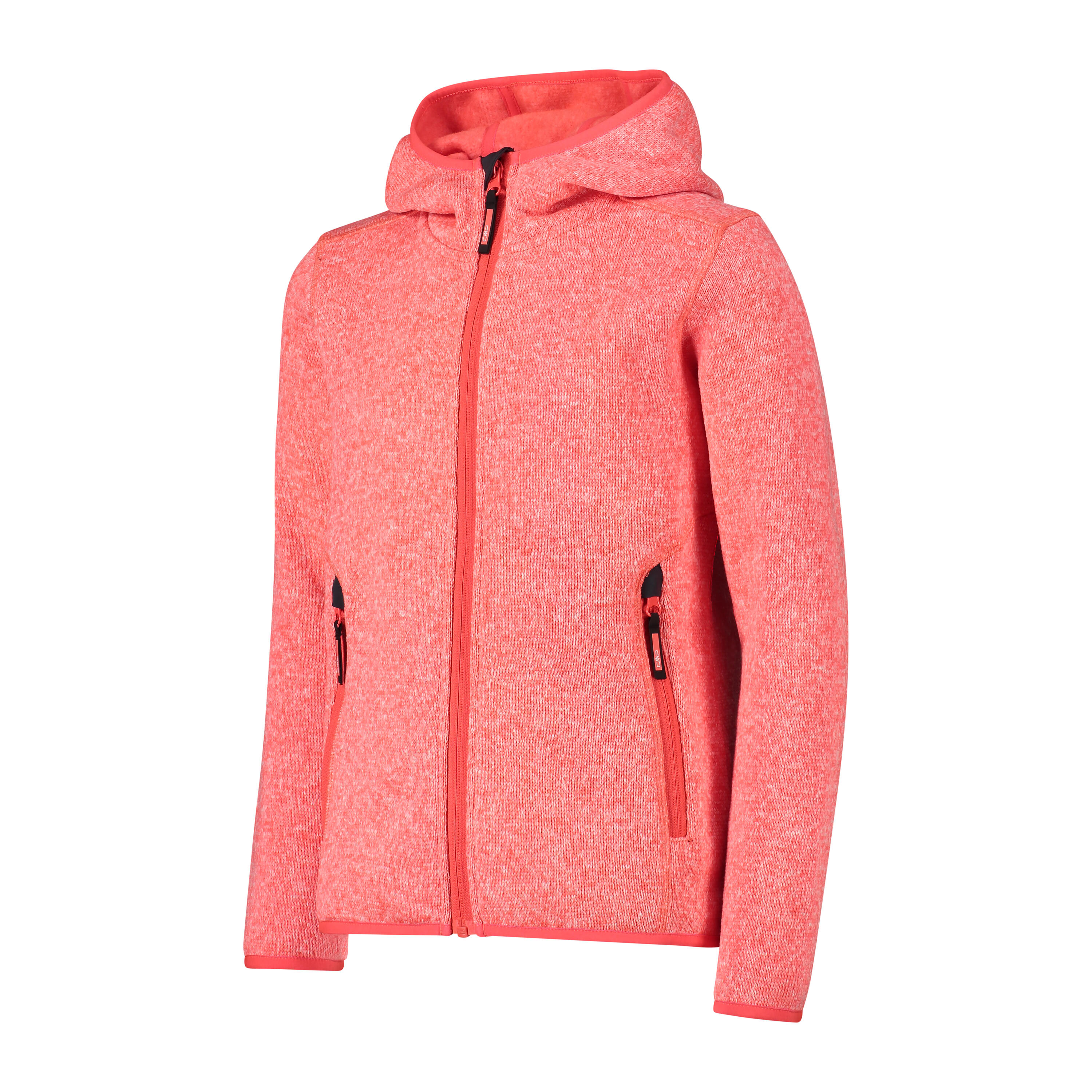 CMP Mädchen Fleece Jacke Fix Hood 3H19825 3/3