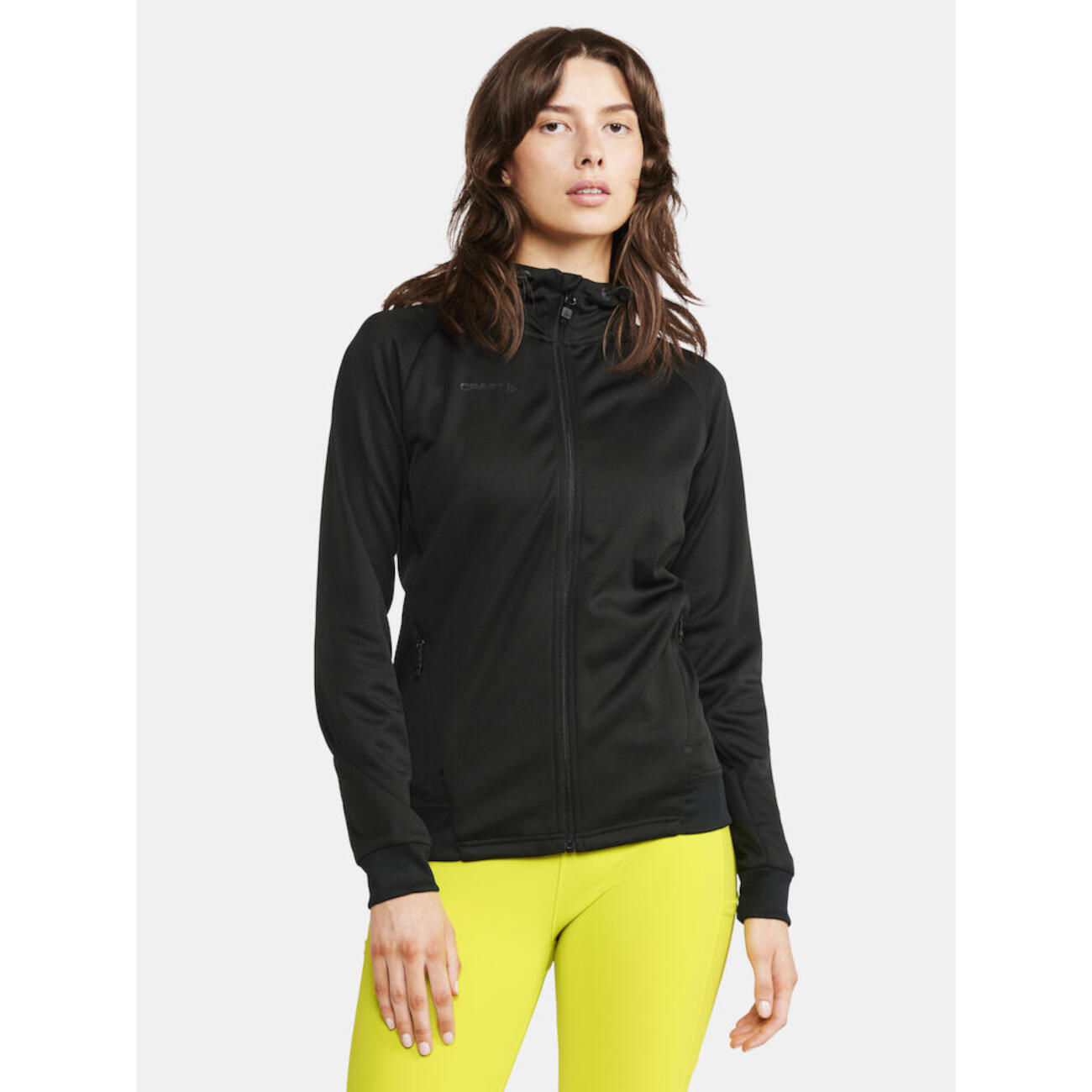 Craft Unify Hoodie Dames - Zwart 3/4