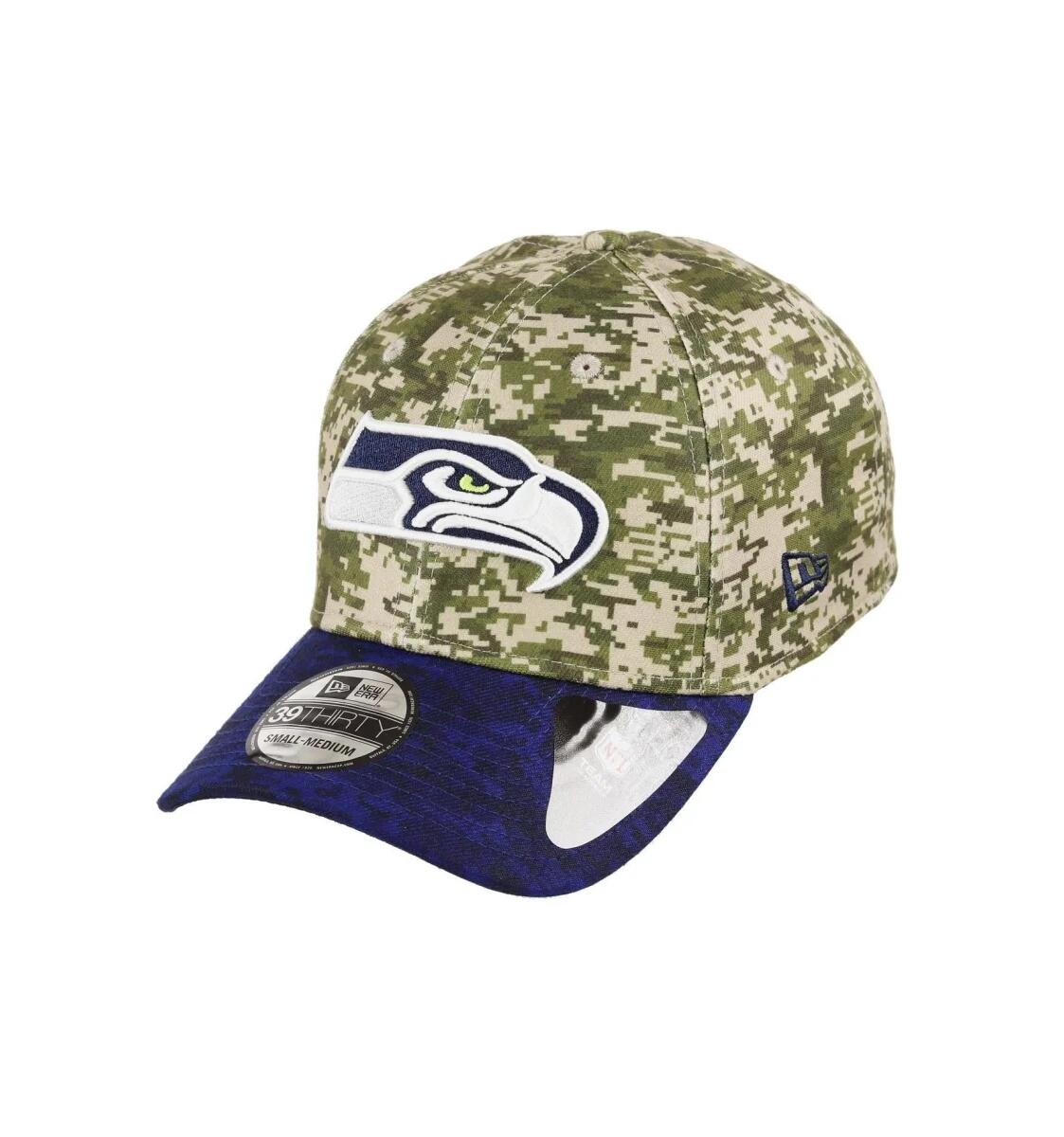 Seattle Seahawks Adult Cap New Era NFL Digi Camo 39Thirty American