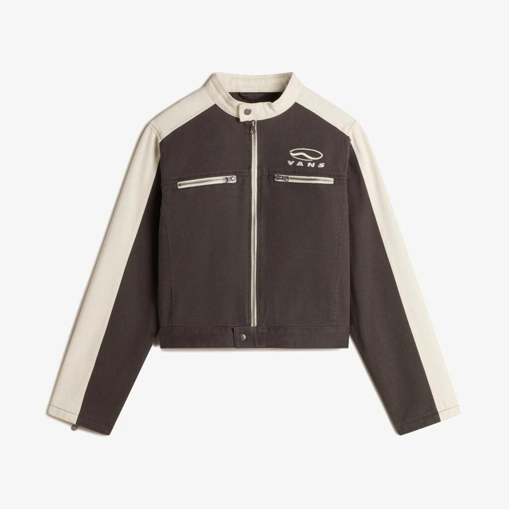 Giacca Vans Modello Ryden Biker Jacket Fad Colore Marrone 2/5
