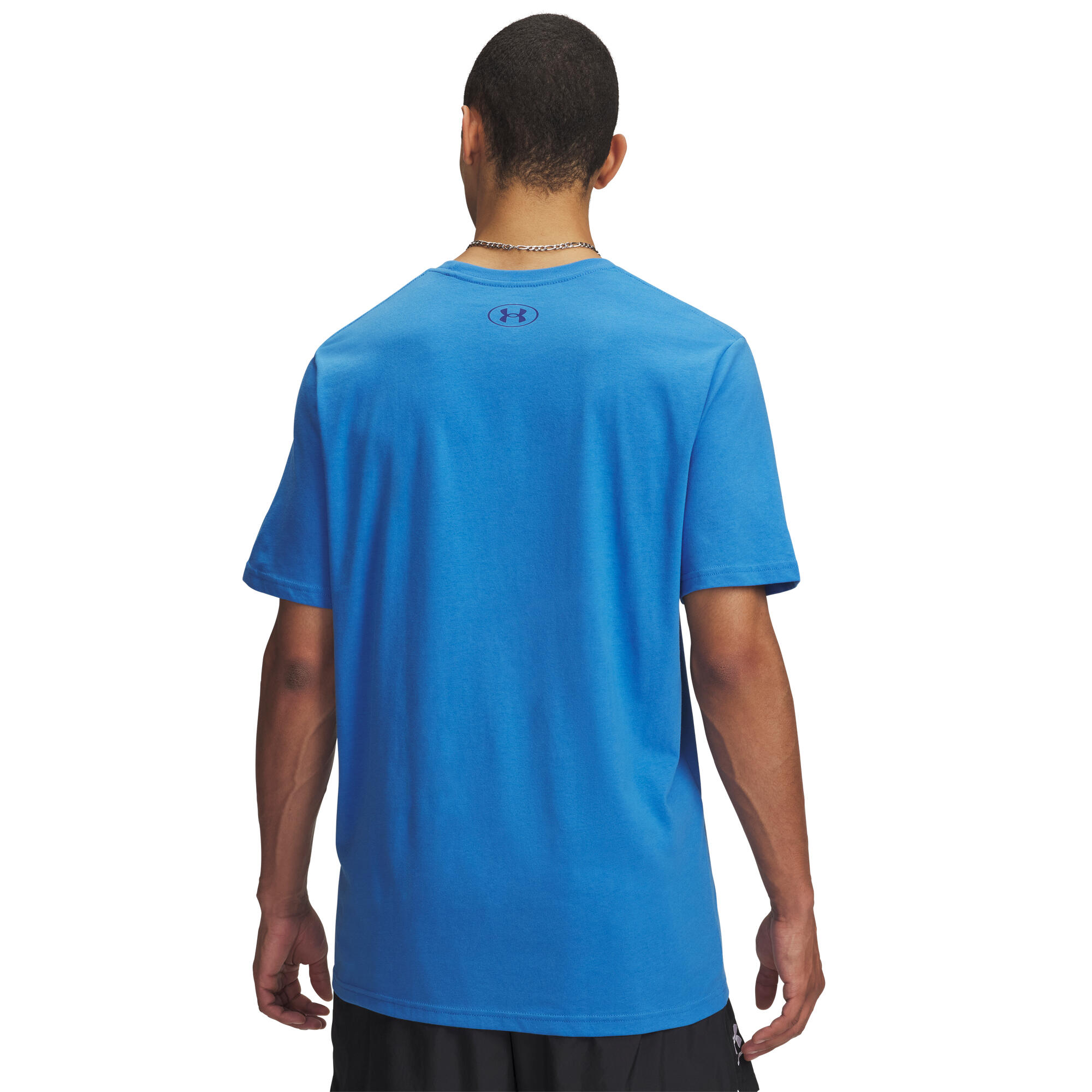 T-shirt homme Under Armour bleu, col rond 2/2