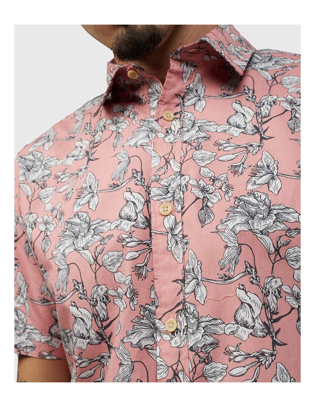 JACK & JONES 12182195 Slim - Camisa 4/5