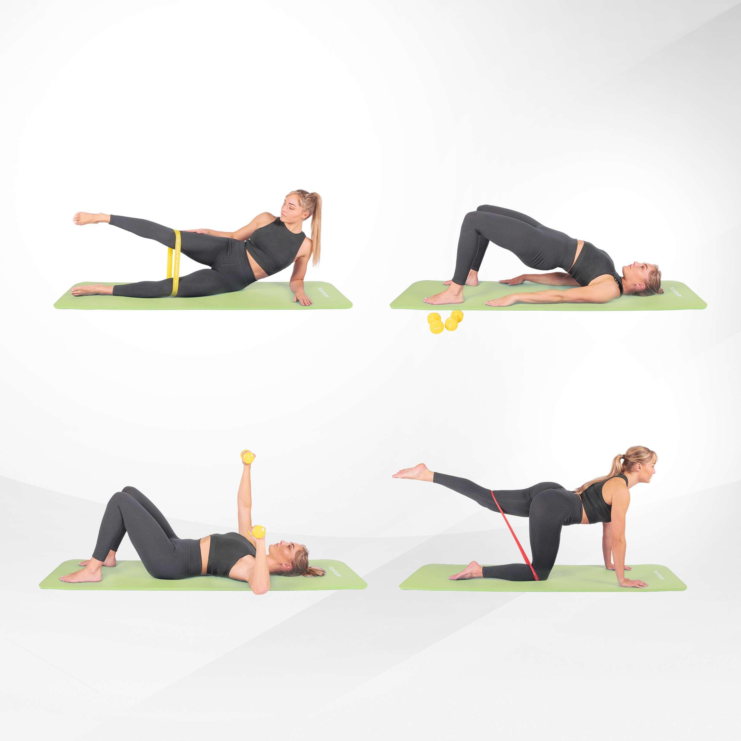 Tappetino ginnastica - Fitness extra spesso - Antiscivolo - Yoga - 1,5 cm 5/7
