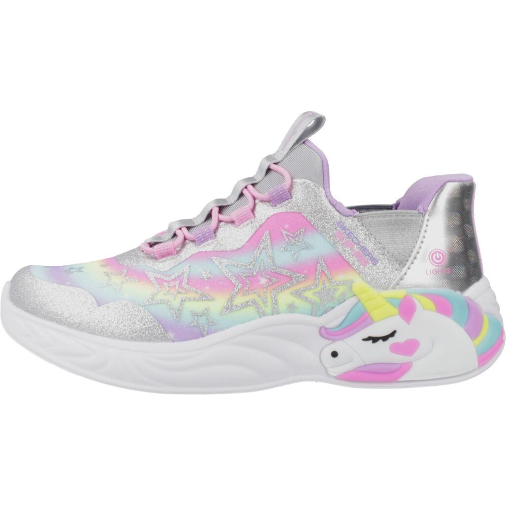 Baskets fille Skechers Unicorn Dreams Starry Lite 2/5