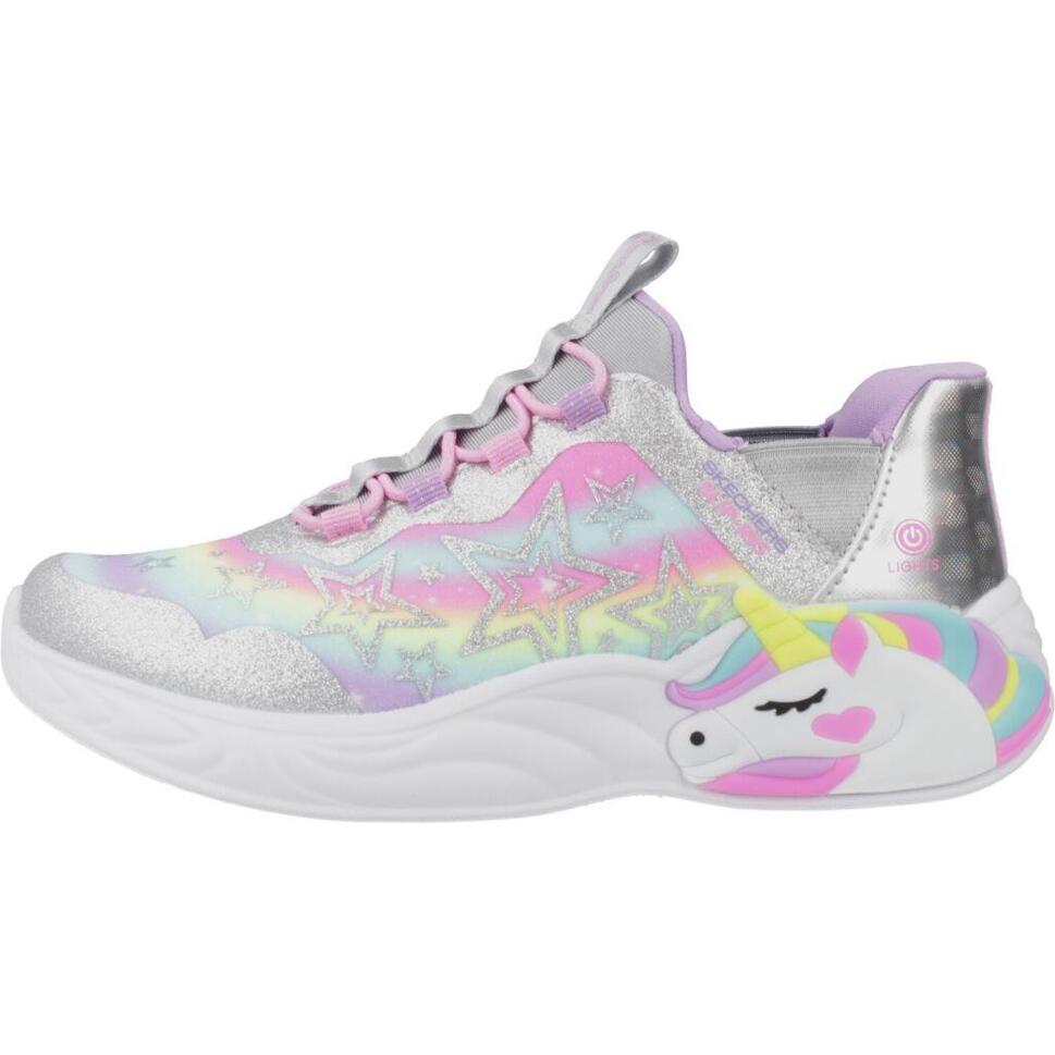 Kapcie SKECHERS UNICORN DREAMS Srebrny