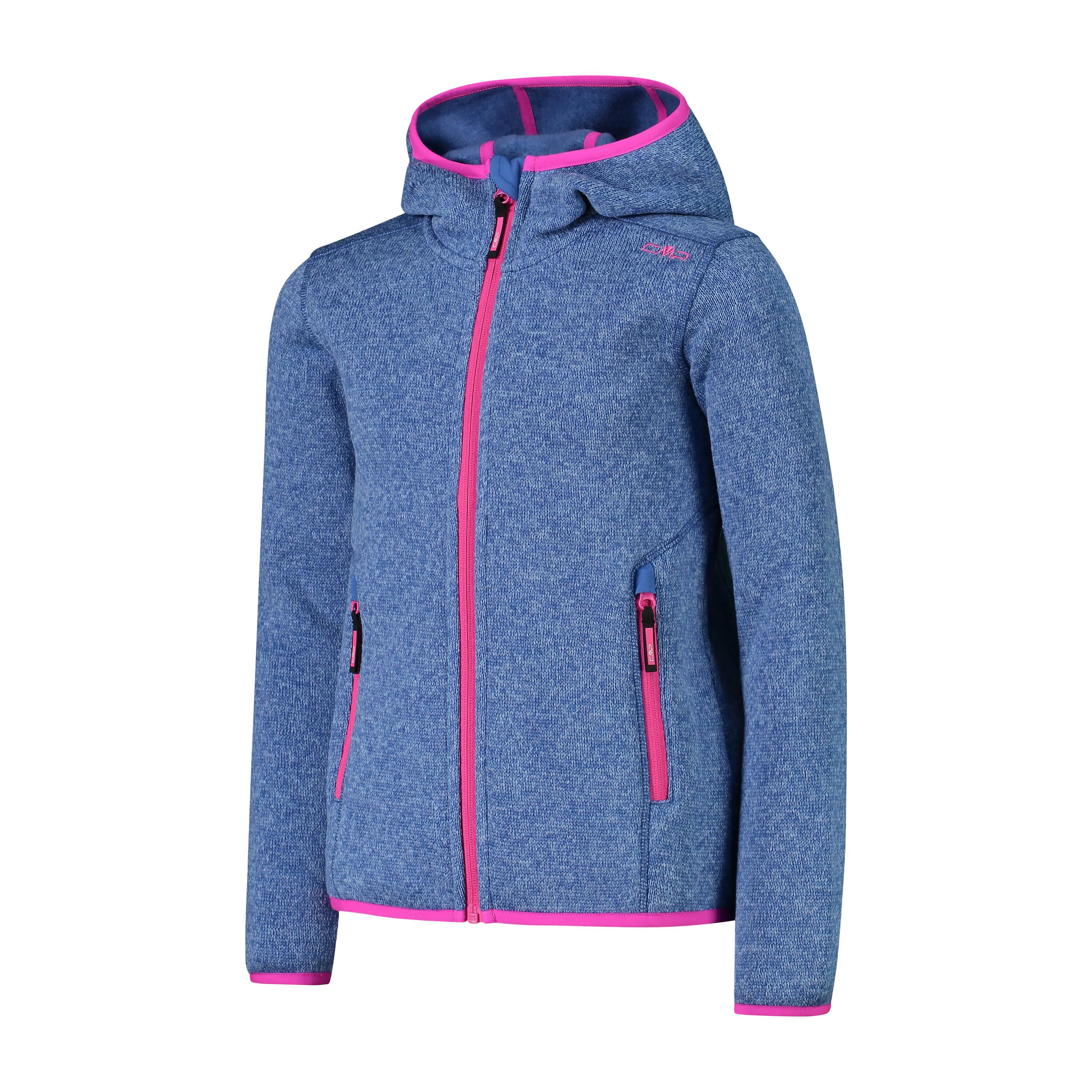 CMP Mädchen Fleece Jacke Fix Hood 3H19825 3/3