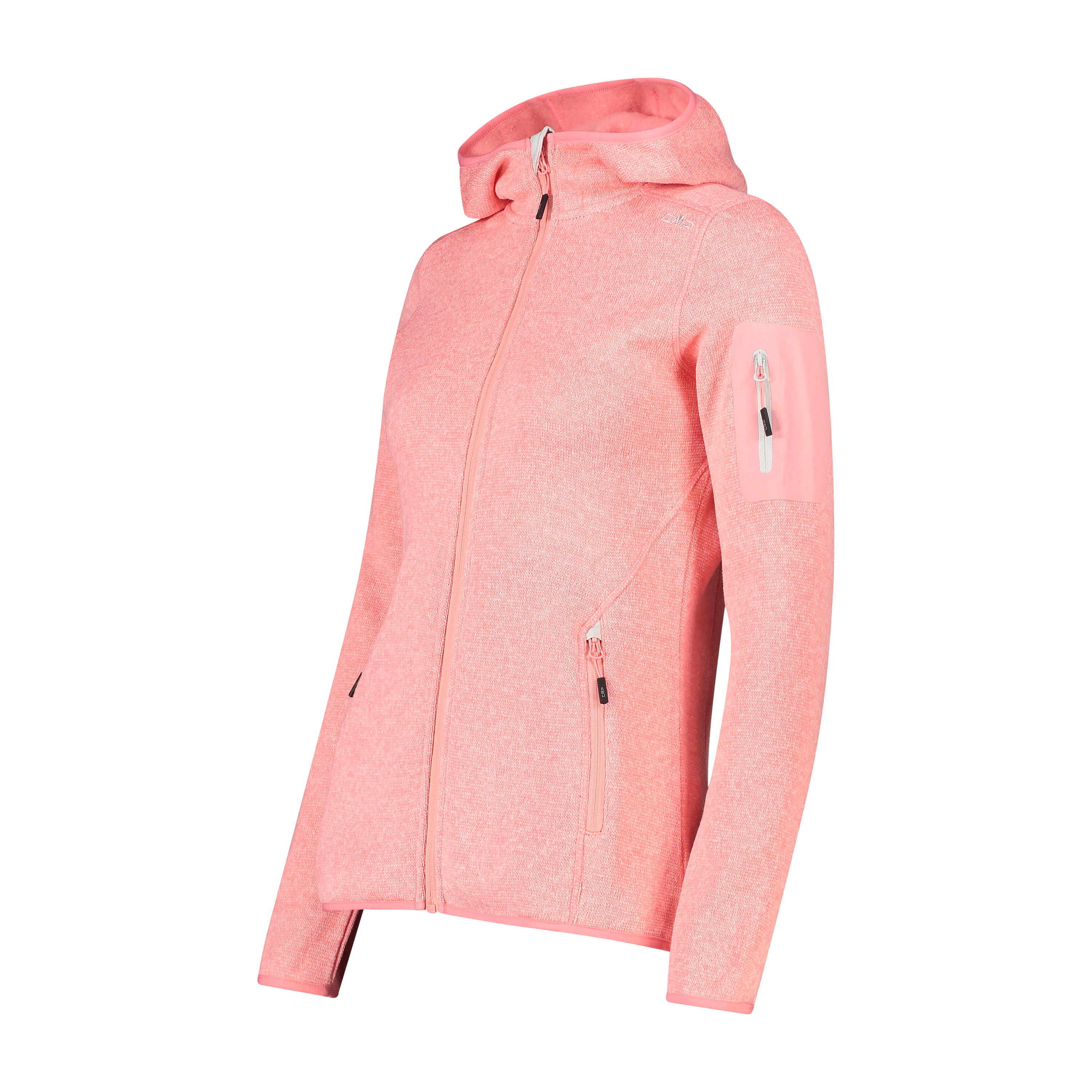 CMP Damen Jacke Knitted Melange Hoody 3H19826 3/3