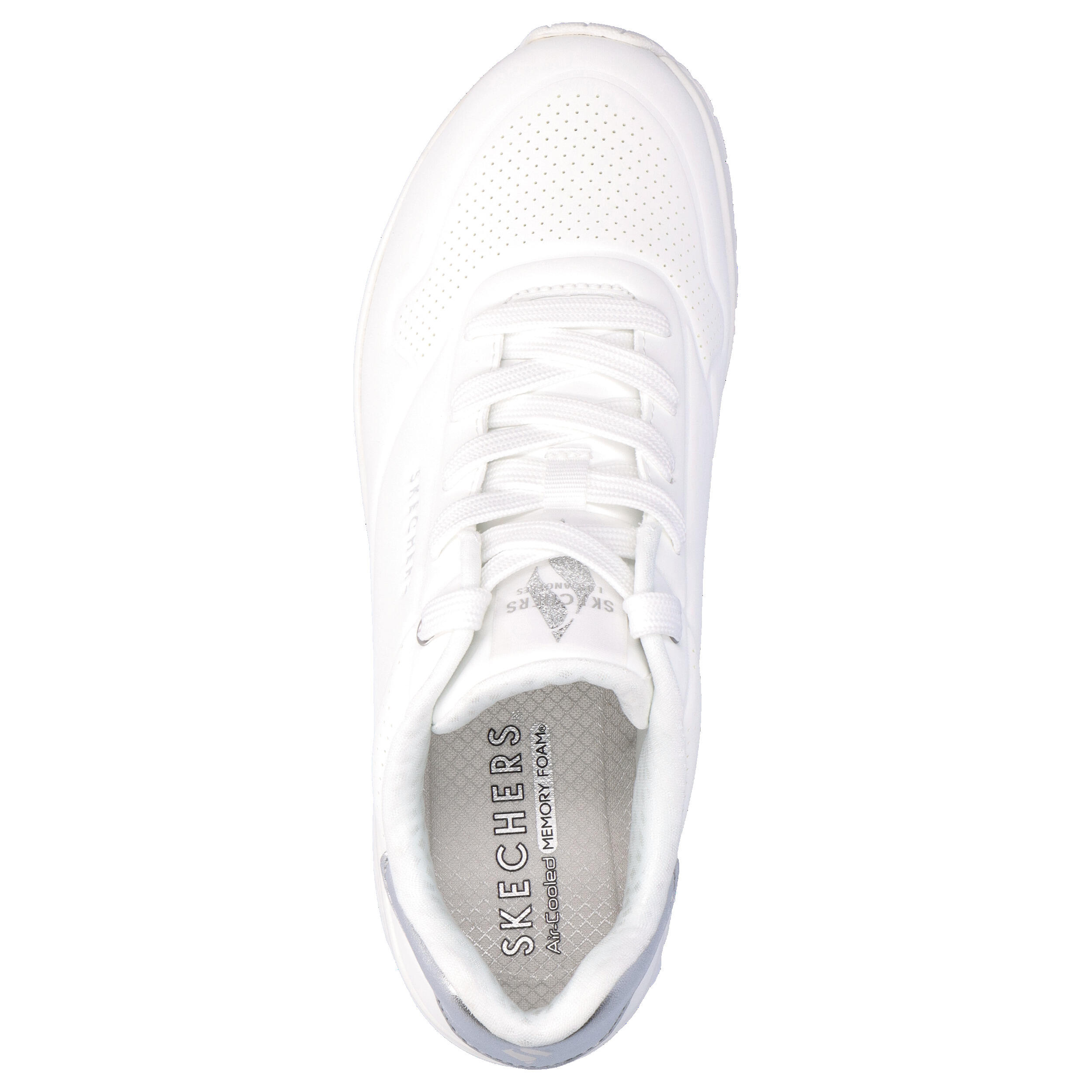 Skechers Street UNO GOLDEN AIR Sneakers Damen 177094 WSL White Silver 5/15