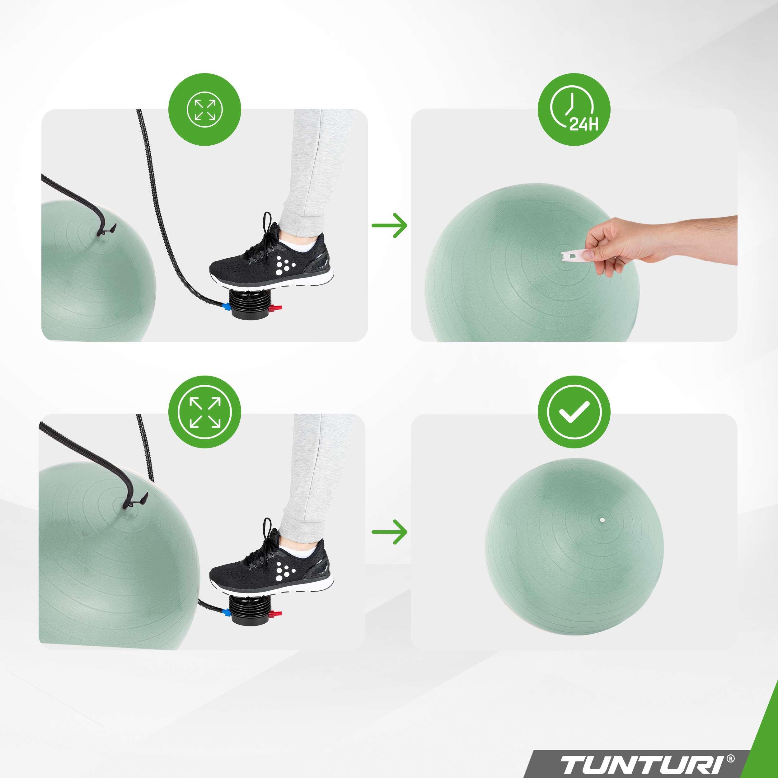 Tunturi ABS Gymnastikball reissfest Mintgrün 2/7