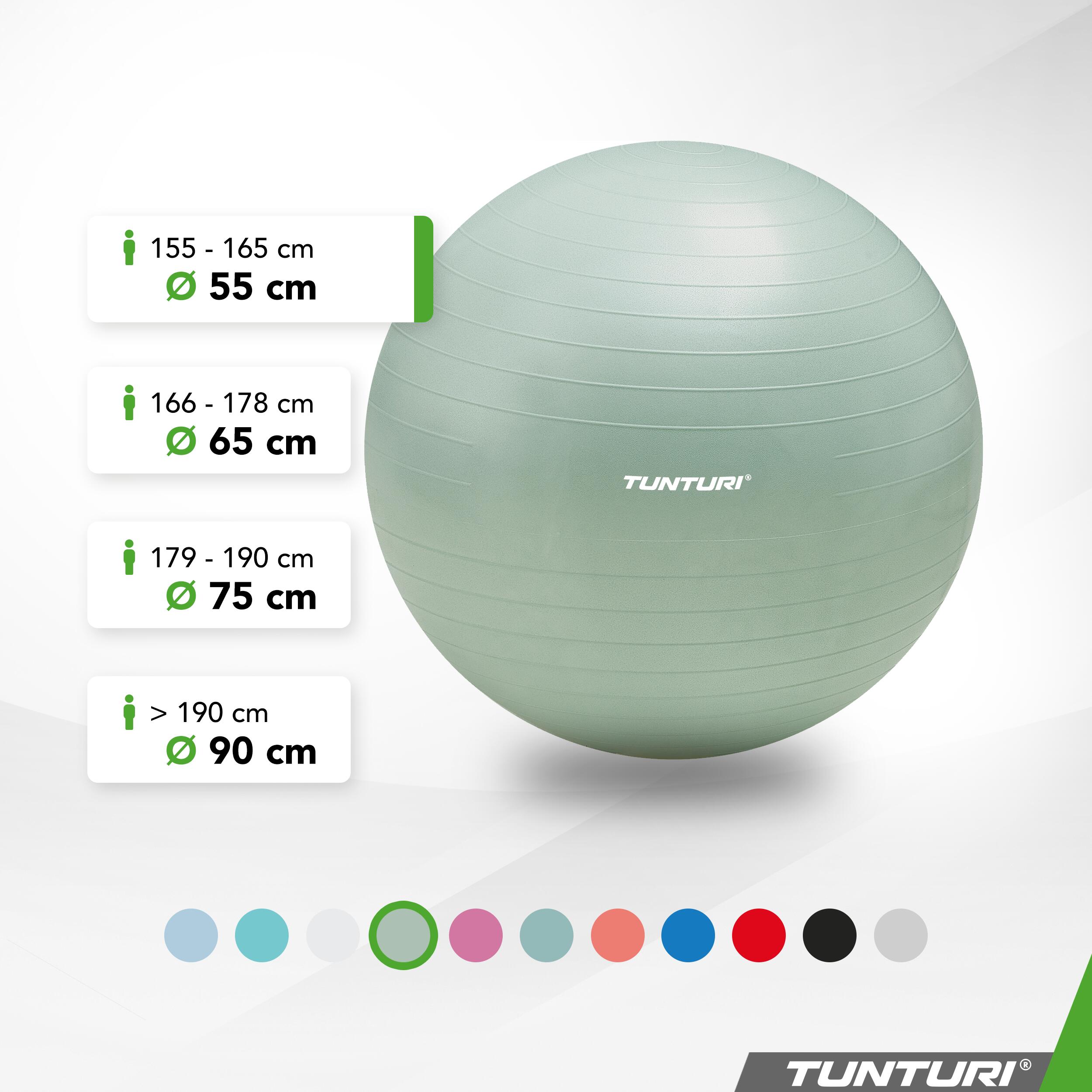 Tunturi ABS Gymnastikball reissfest Mintgrün 7/7