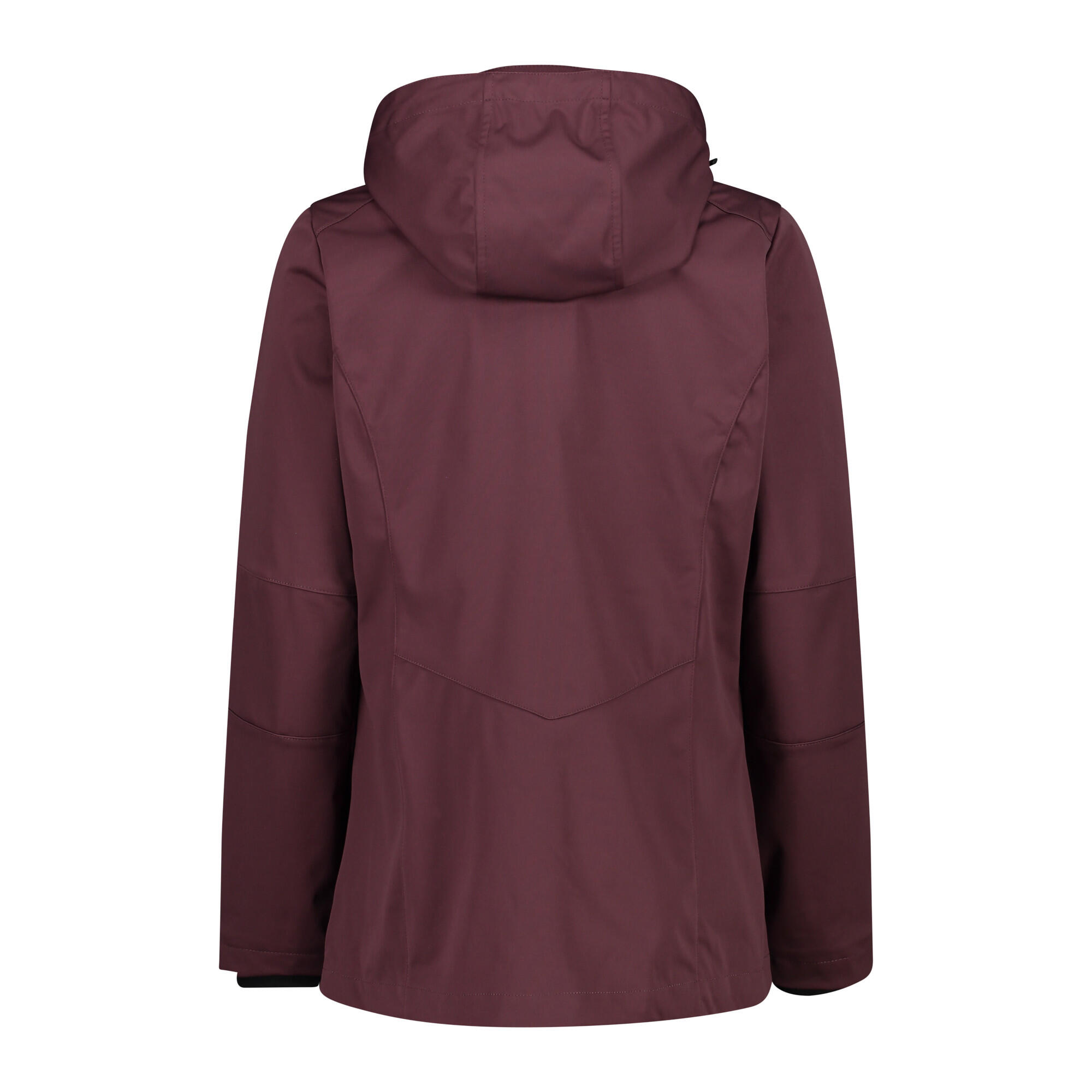 Damen Regenjacke mit Kapuze und Reißverschluss CMP 2/3