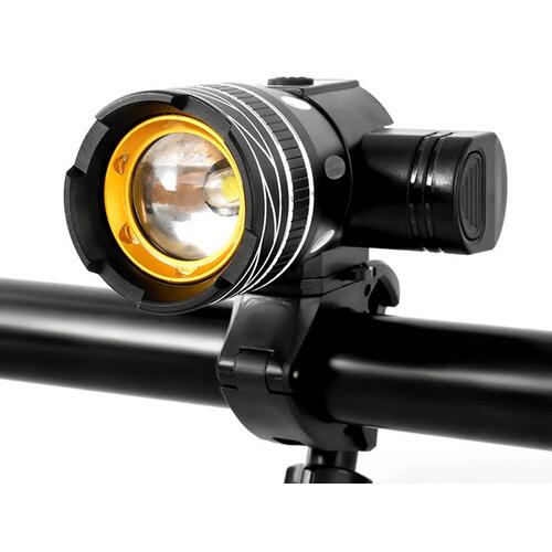 Sada cyklistického osvětlení CREE LED přední a zadní světlo – černá 8/10
