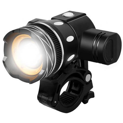 Sada cyklistického osvětlení CREE LED přední a zadní světlo – černá 4/10