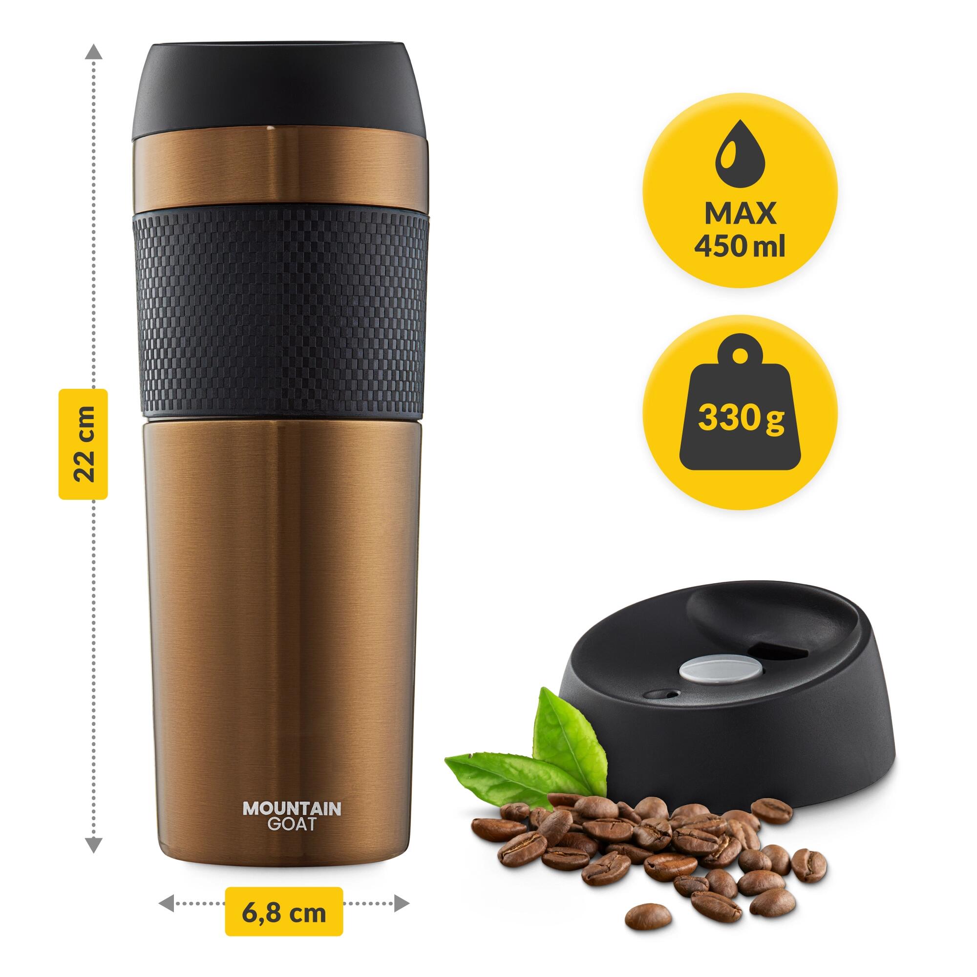 Kubek termiczny na kawę i herbatę TRAVEL MOUNTAIN GOAT 450 ml 4/7