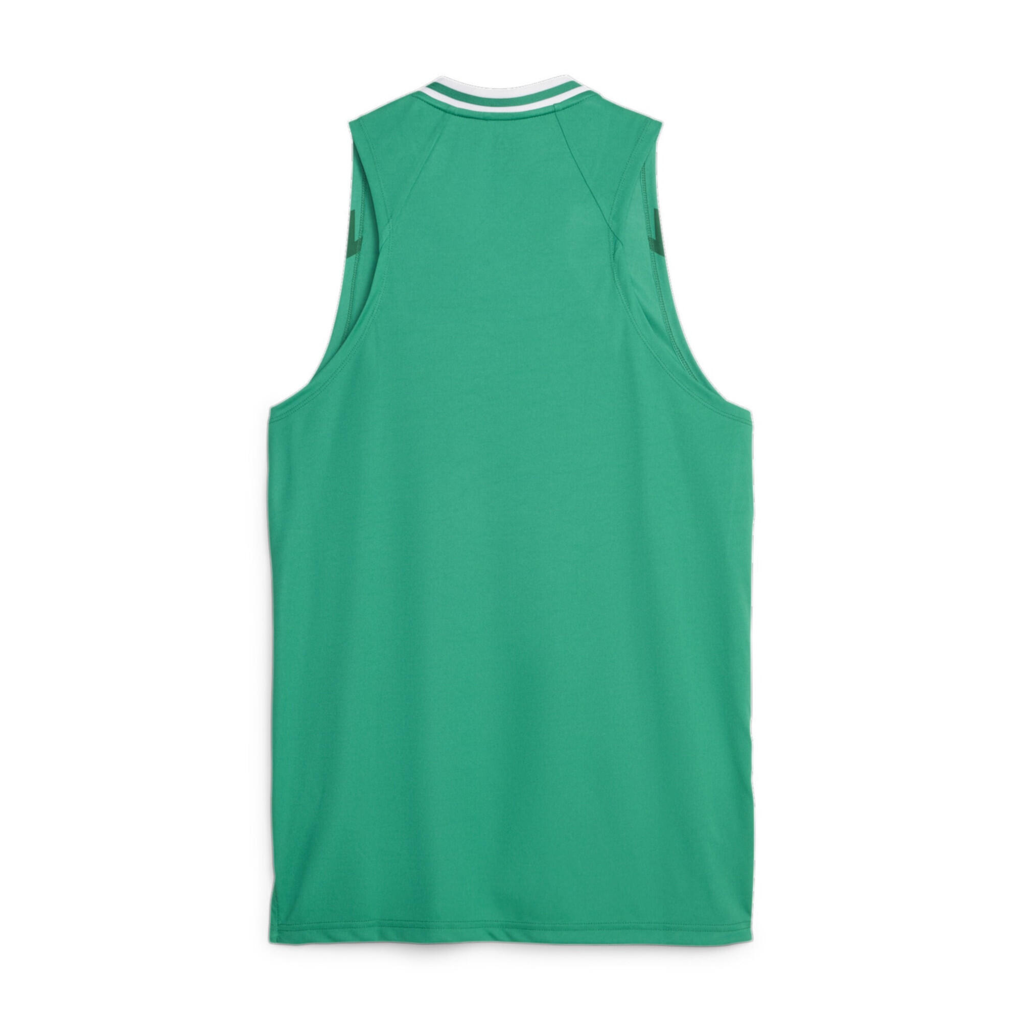 Débardeur Puma Hoops Game Vert 2/2