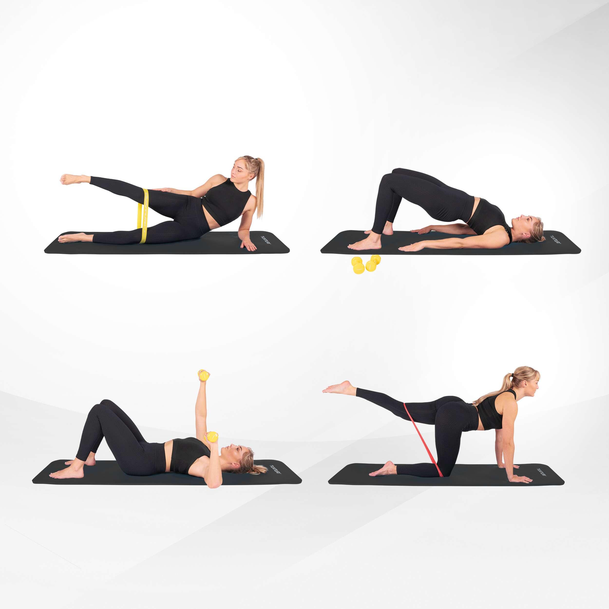 Tappetino ginnastica - Fitness extra spesso - Antiscivolo - Yoga - 1,5 cm 5/7