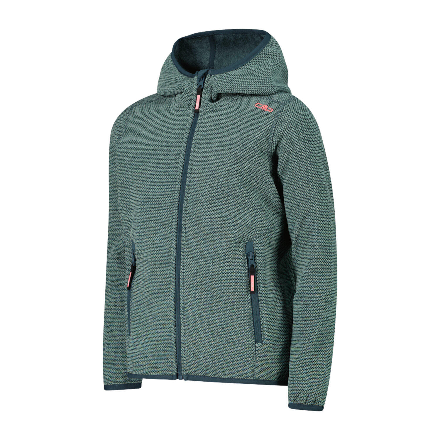 CMP Mädchen Fleece Jacke Fix Hood 3H19825 2/5