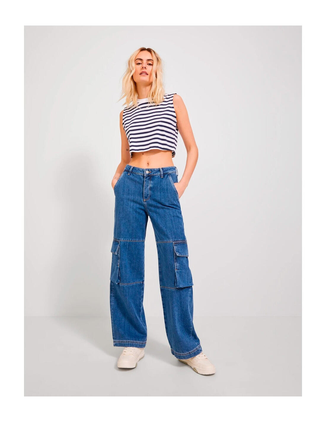 JJXX Alvira SL Slim Crop - Camiseta 3/5
