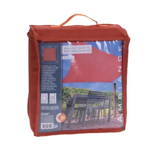 Négyzet alakú napvitorla, árnyékoló, UPF50+, 160g/m2,  3 x 3 m - Terra 3/4