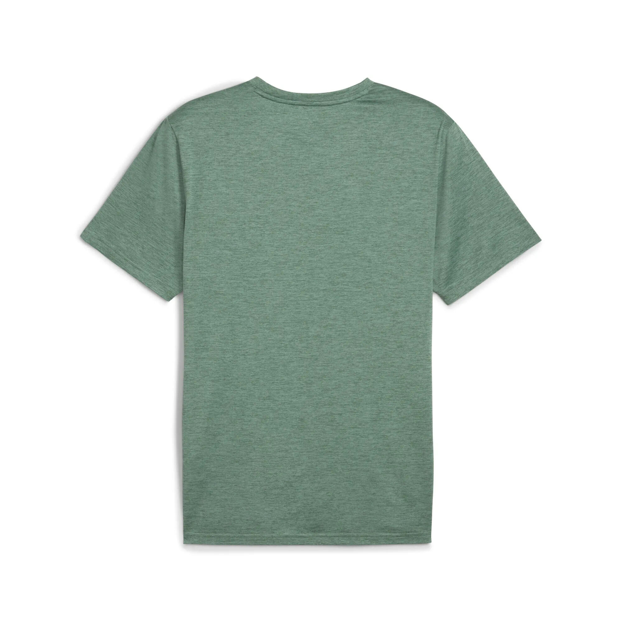Puma Camiseta Tad Essential Heather Cat Verde 2/5