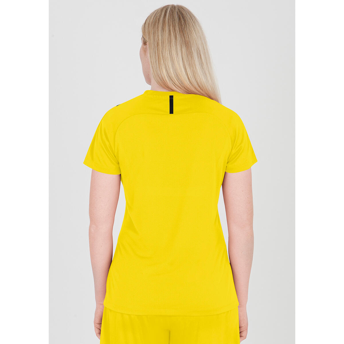 Jako Challenge Damesshirt Korte Mouw - Citroen / Zwart 3/7