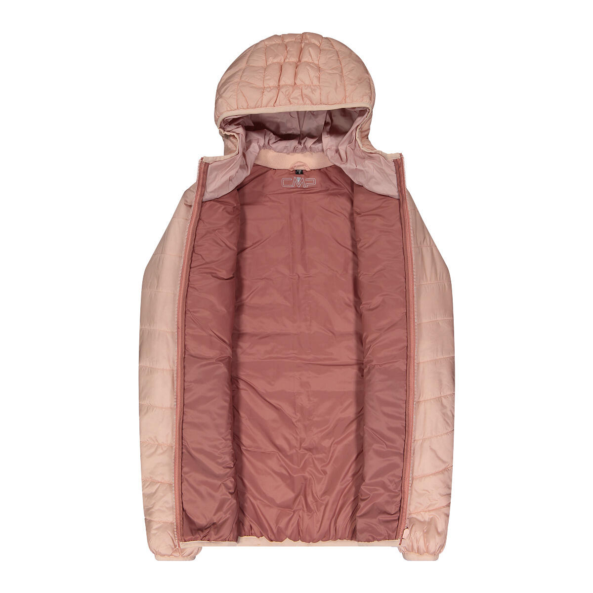 Doudoune à capuche avec coutures diagonales femme CMP 4/4
