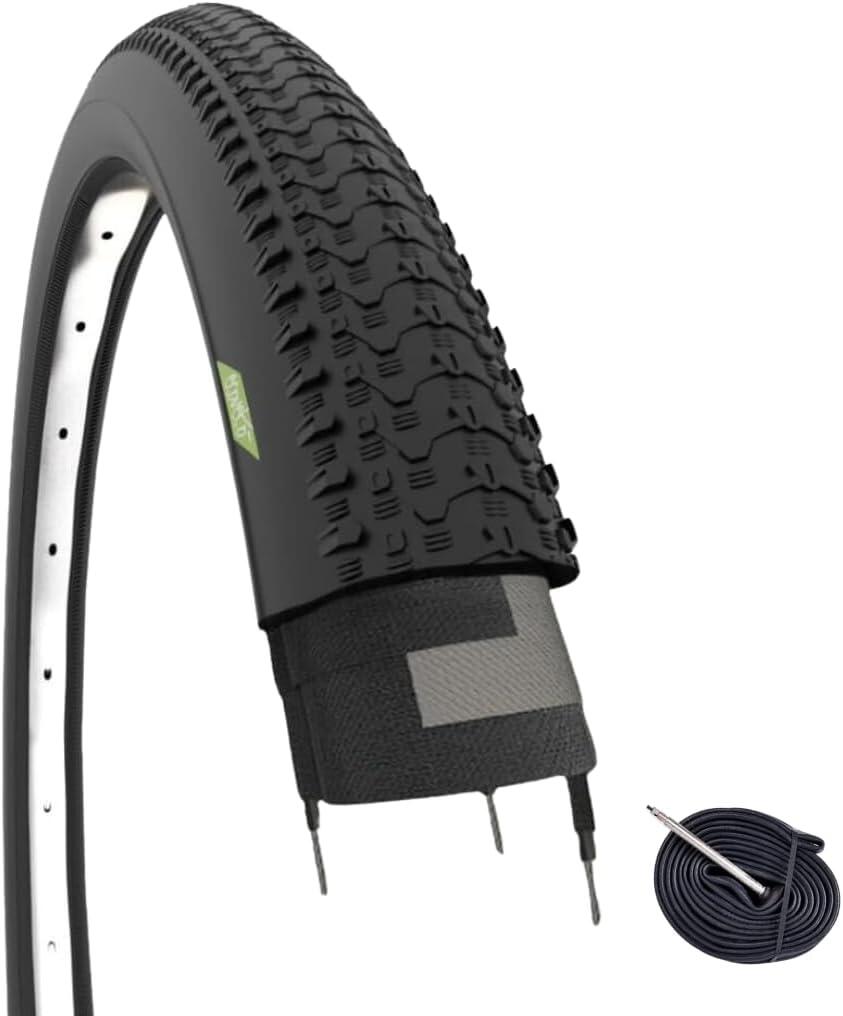 ECOVELO Copertone 27.5x2.10 (54-584) + camera, pneumatico bici 27.5 x 2.10 stradale EV