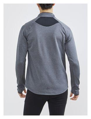 Haut Core Trim Thermal 1/2 zip homme gris 3/4