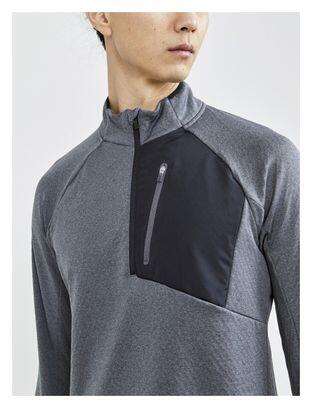 Haut Core Trim Thermal 1/2 zip homme gris 4/4