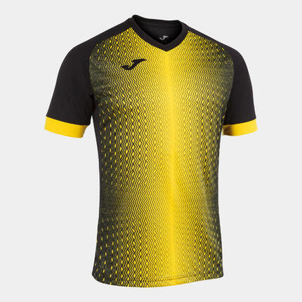 Maillot manches courtes Homme Joma Supernova noir jaune