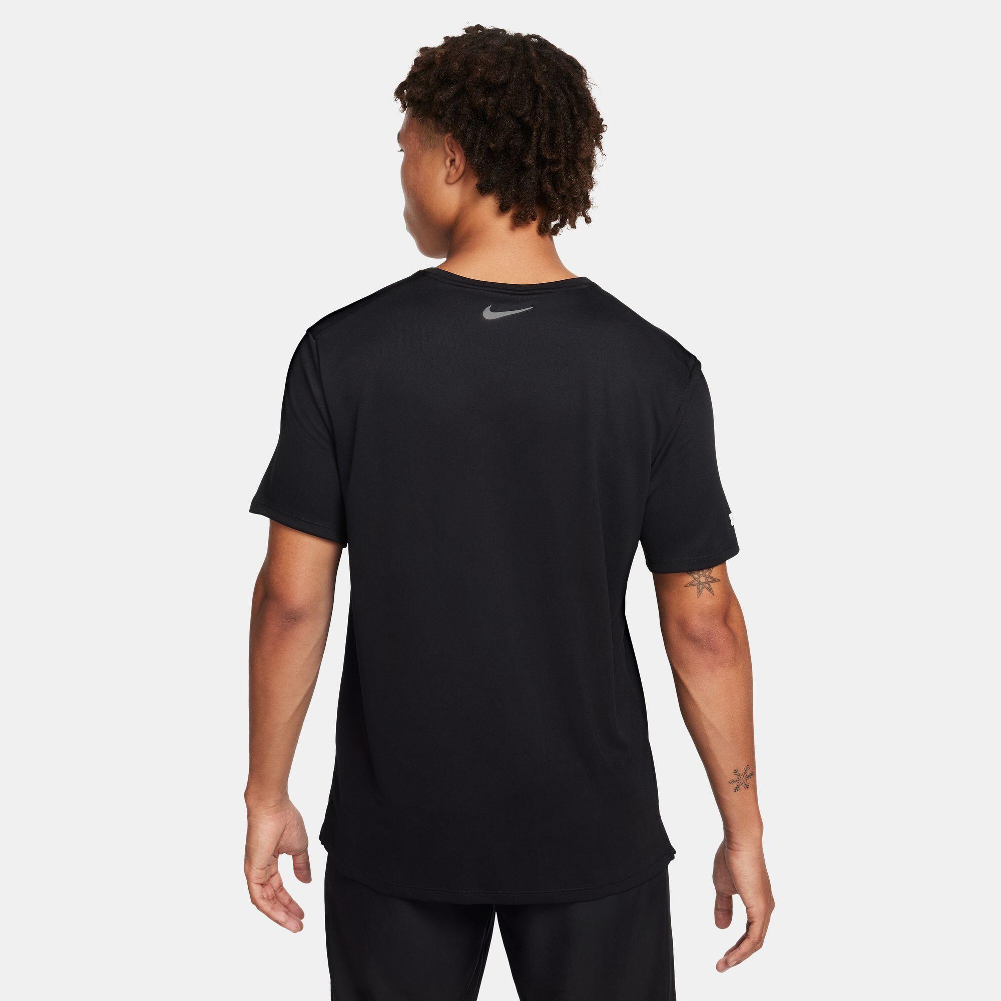 T-Shirt Adultes Nike Miler Flash noir 2/2