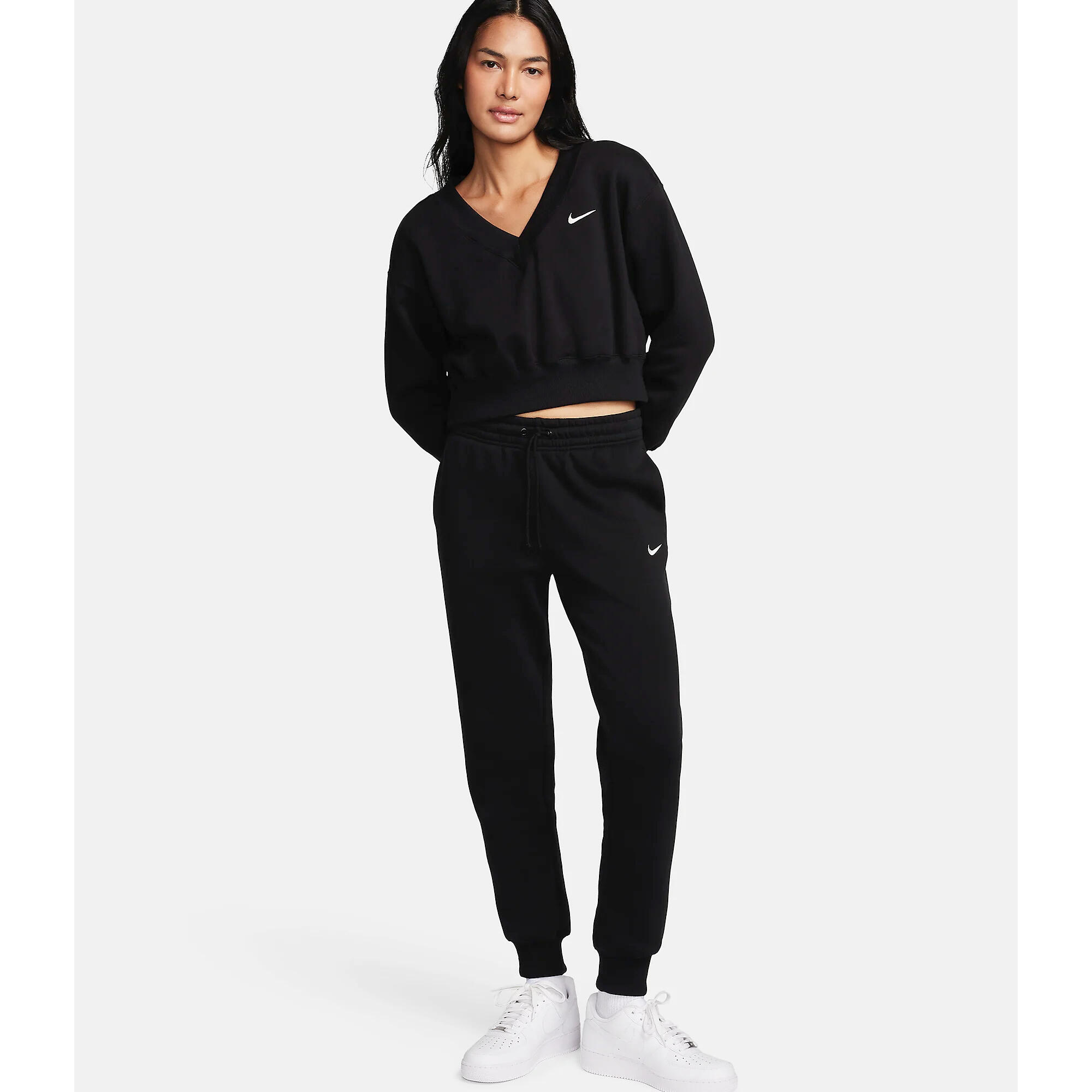 Spodnie sportowe damskie Nike Nsw Phnx Flc 3/6