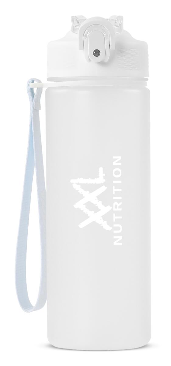 XXL NUTRITION Hydrate Bottle Mini - Waterfles met Drinktuit en Rietje - Wit - 500ml