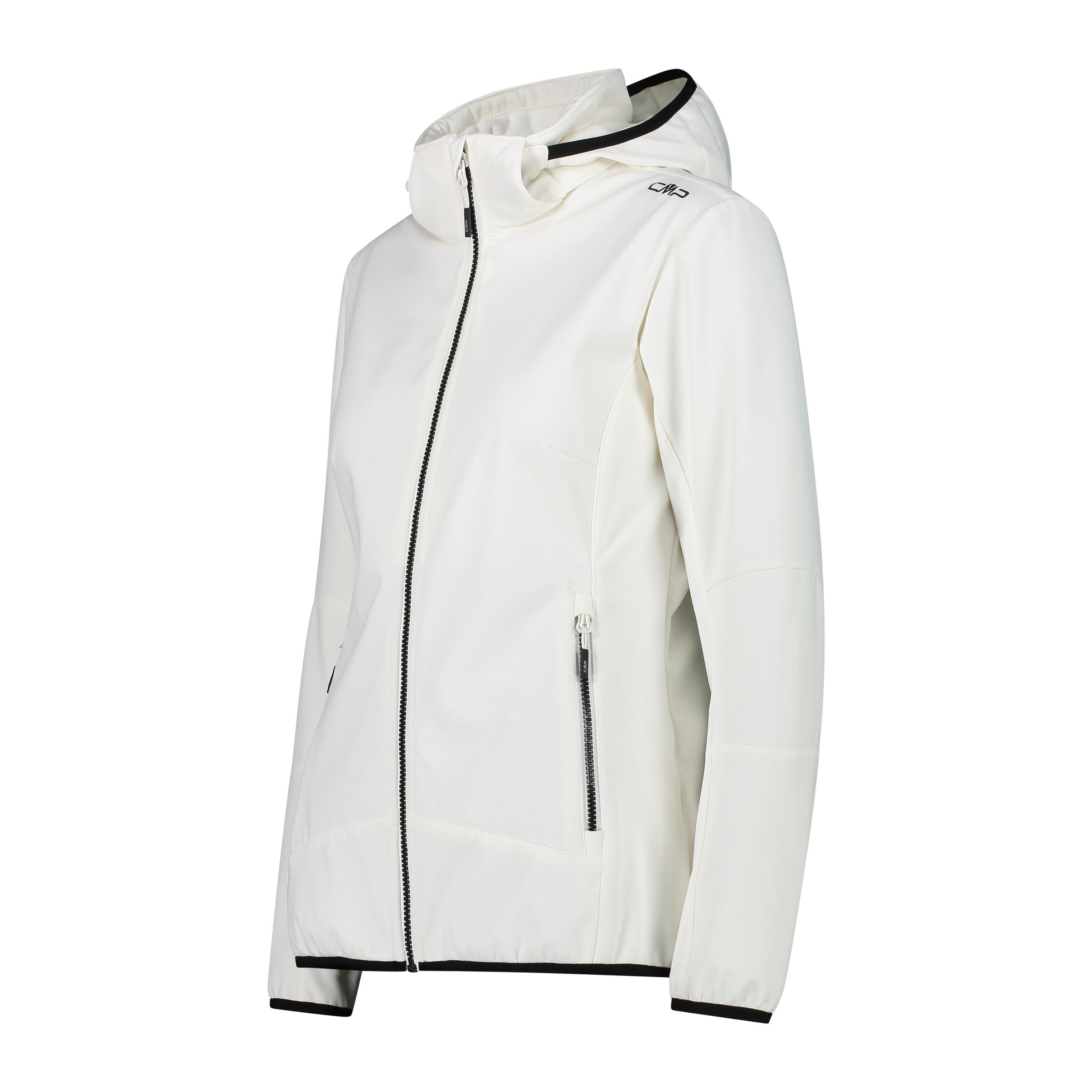 Veste imperméable à capuche zippé femme CMP 3/4