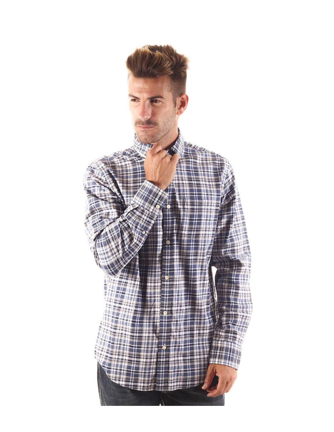 Chemise d'hiver en sergé GANT 1/5