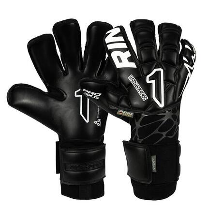 Gants de Gardien Football Rinat Adulte Santoloco Pro Blanc Pelouse Naturelle