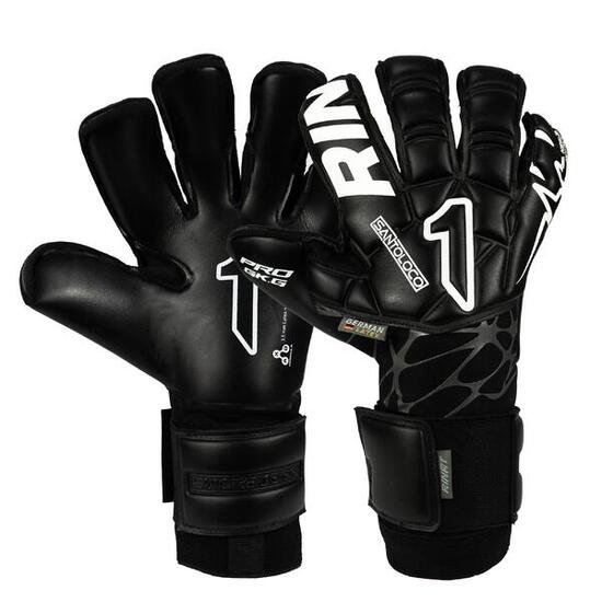 Guanti da Portiere Calcio Rinat Adulto Santoloco Pro Bianco Erba Naturale