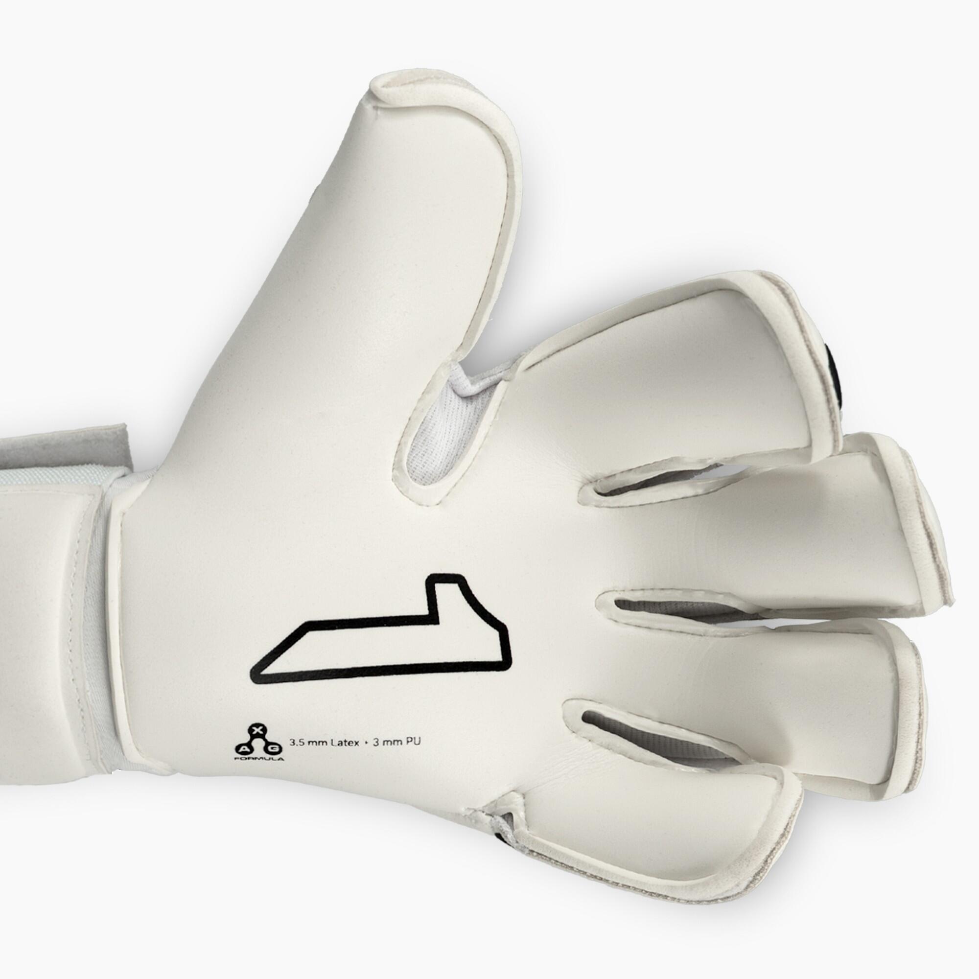 Luvas de Guarda-Redes Futebol Rinat Adulto Santoloco Pro Branco Relva Natural 3/4