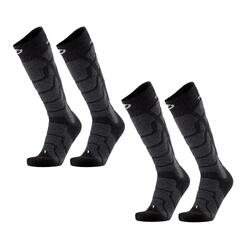 Chaussettes de ski douces et chaudes en laine lot de 2 - Ski Warm