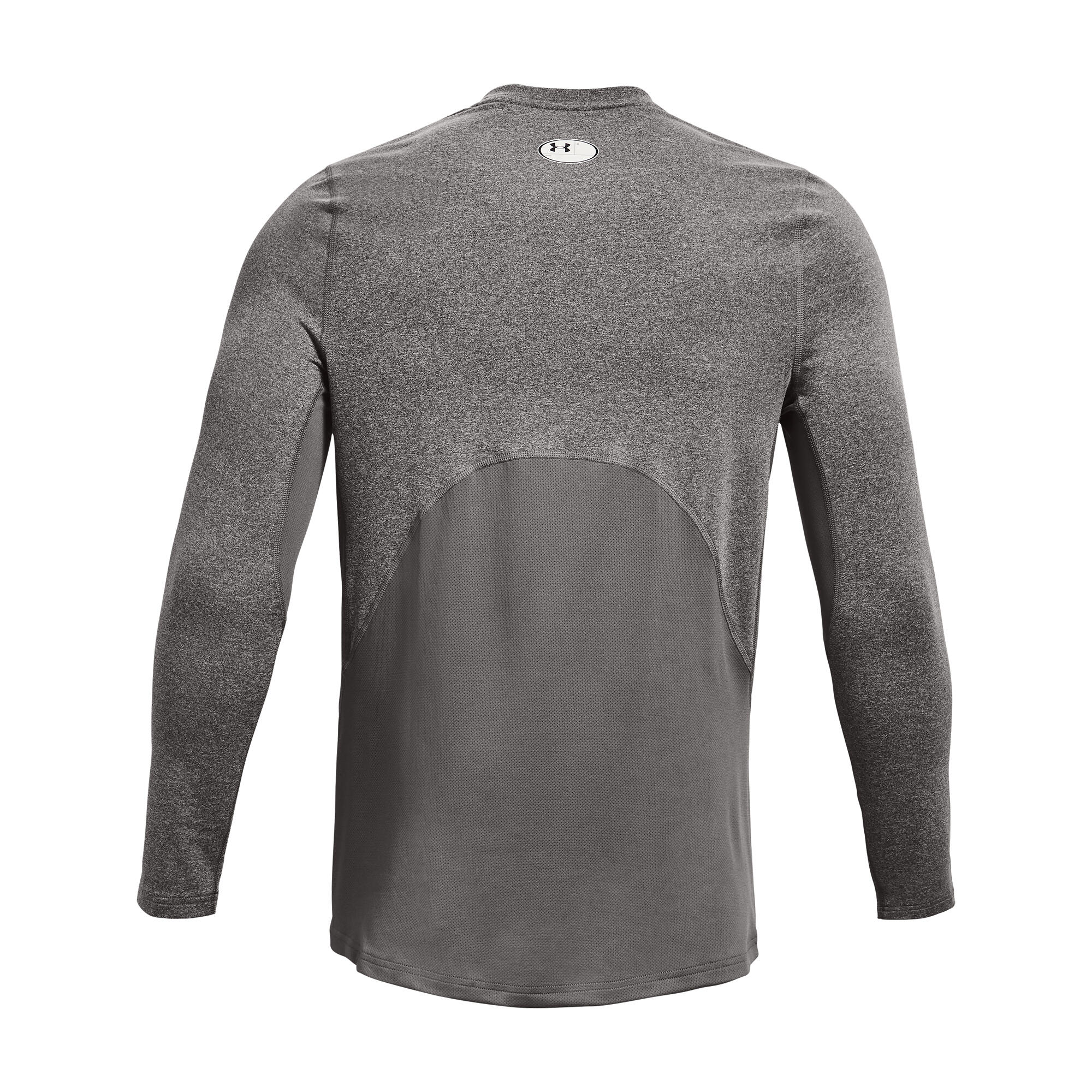 T-shirt Mannelijk Under Armour Ajusté Coldgear Grijs 2/2