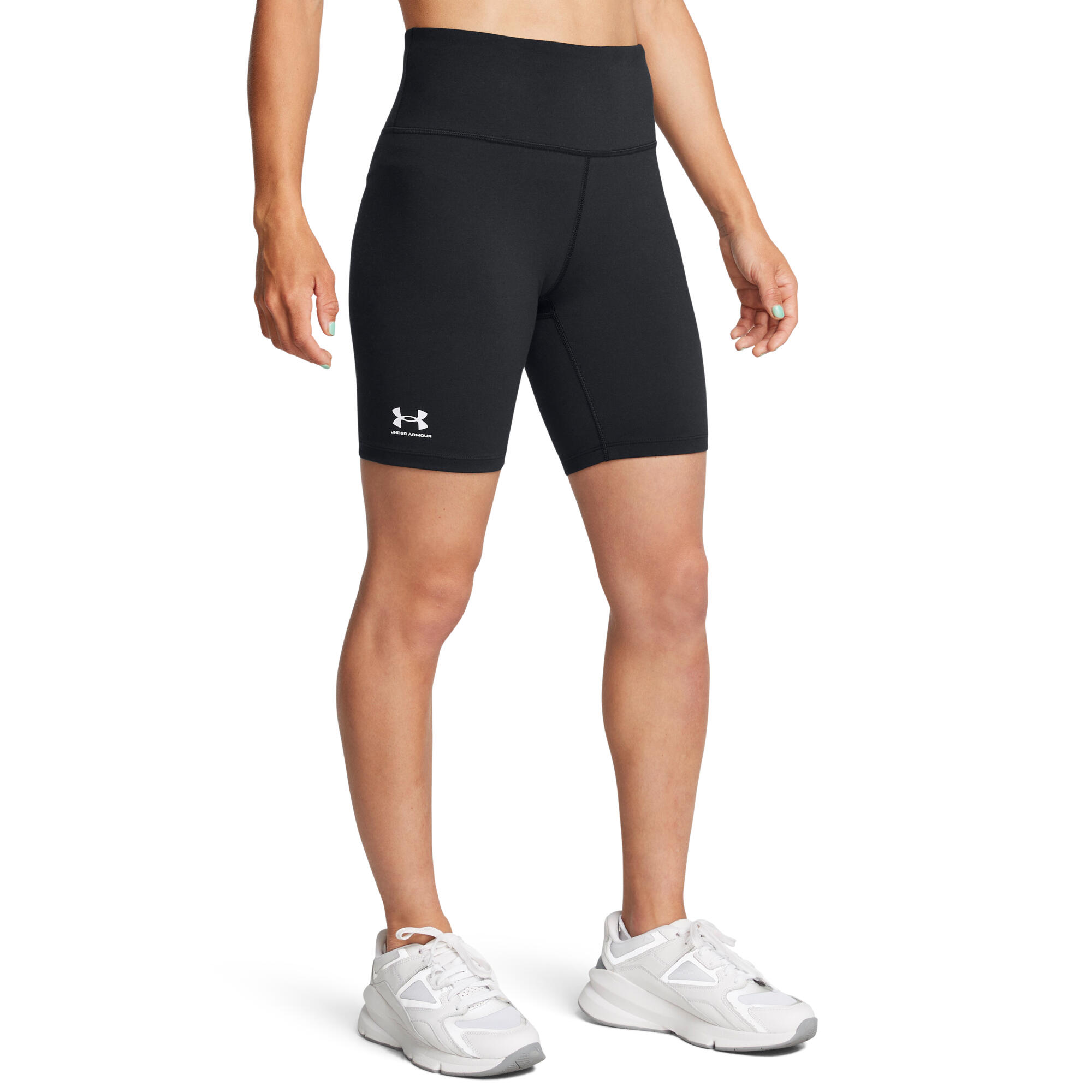 Under Armour - Short Femme Under Armour Rival - Short - Blanc|noir - Decathlon