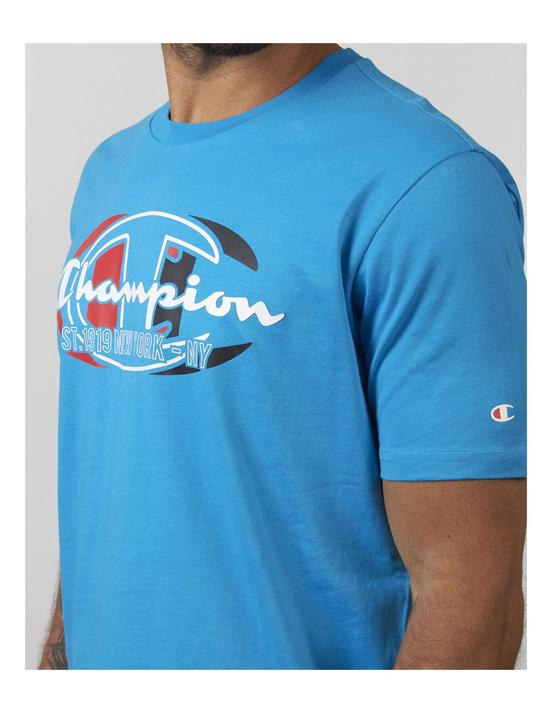 Kurzarmshirt Champion Modell 217279-BS107 für männer 4/5