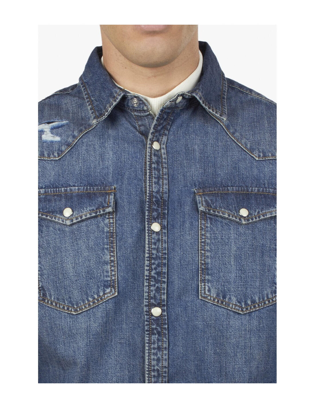 JACK&JONES 12194251 - Camisa vaquera 4/5