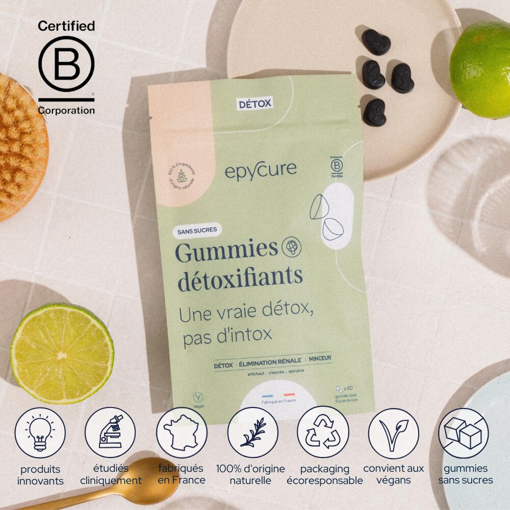 GOMINOLAS DESINTOXICANTES SIN AZÚCARES - Complemento alimenticio 3/4